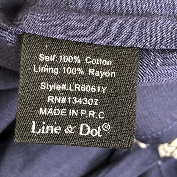 LINE & Dot blue romper - Picture 6 of 12